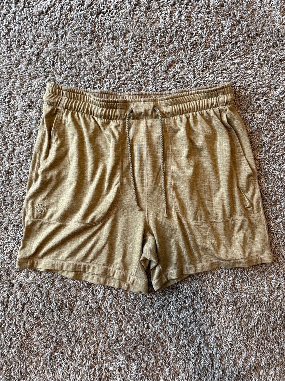 Nike Yoga Men's Dri-FIT 5" Unlined Shorts ‘Brown’